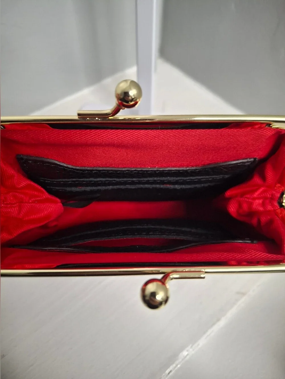 Dooney & Bourke Pebble Grain Large Framed Purse Black Kiss Lock Wallet NWOT